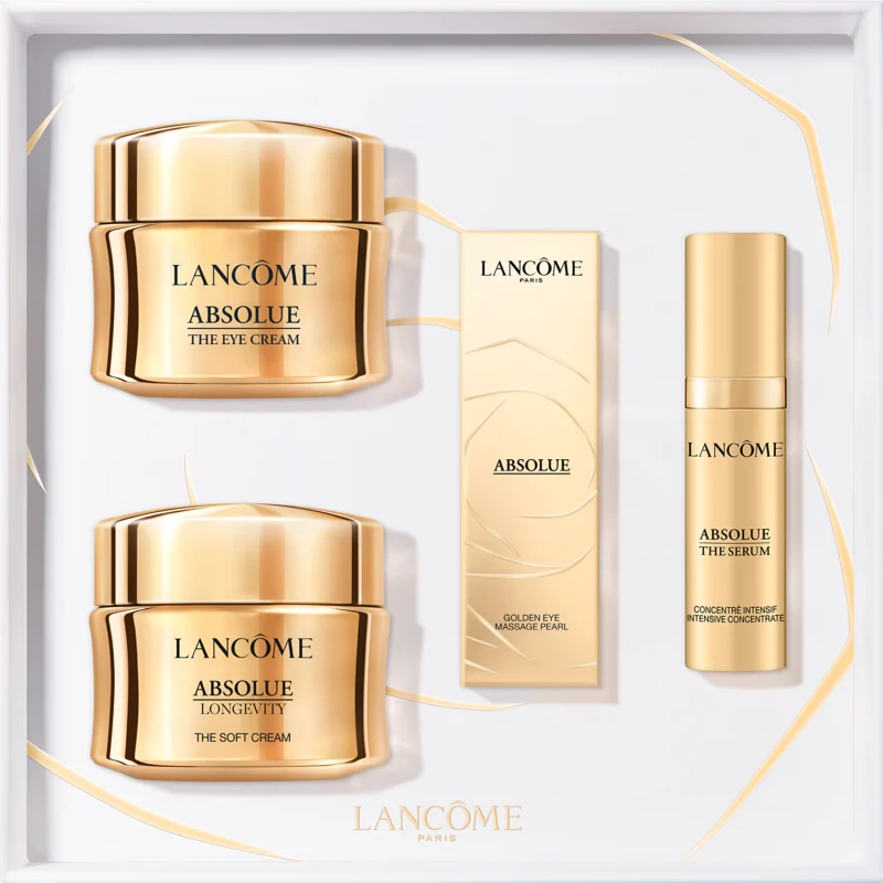 LANCOME ABSOLUE סט קרם עיניים + קרם יום + סרום