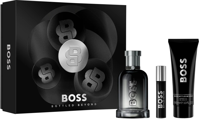 HUGO BOSS BOTTLED BEYOND סט א.ד.פ + א.ד.פ + ג'ל רחצה לגבר
