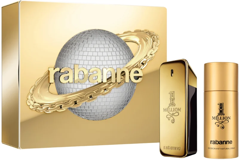 Rabanne 1 MILLION סט א.ד.ט + דאודורנט ספריי לגבר
