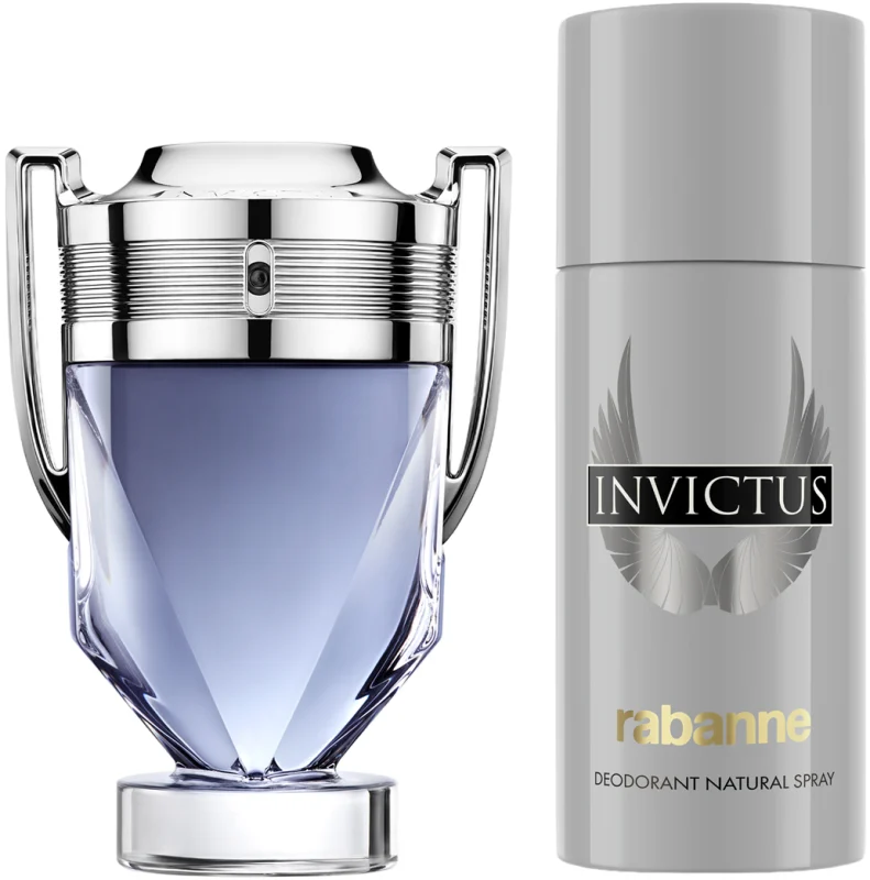 Rabanne INVICTUS סט א.ד.ט + דאודורנט ספריי לגבר